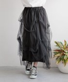 【ローリーズファーム/LOWRYS FARM】のタックチュールスカート 人気、トレンドファッション・服の通販 founy(ファニー) ファッション Fashion レディースファッション WOMEN スカート Skirt おすすめ Recommend シンプル Simple チュール Tulle デニム Denim ペチコート Petticoat ランダム Random thumbnail ブラック09|ID: prp329100004059193 ipo3291000000028568551