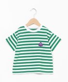 【オーシャンアンドグラウンド/OCEAN&GROUND / KIDS】のOCEAN GROUND/SPADEMAN ボーダーTシャツ 人気、トレンドファッション・服の通販 founy(ファニー) ファッション Fashion キッズファッション KIDS ボーダー Border ワイド Wide thumbnail グリーン|ID: prp329100004059568 ipo3291000000027340255