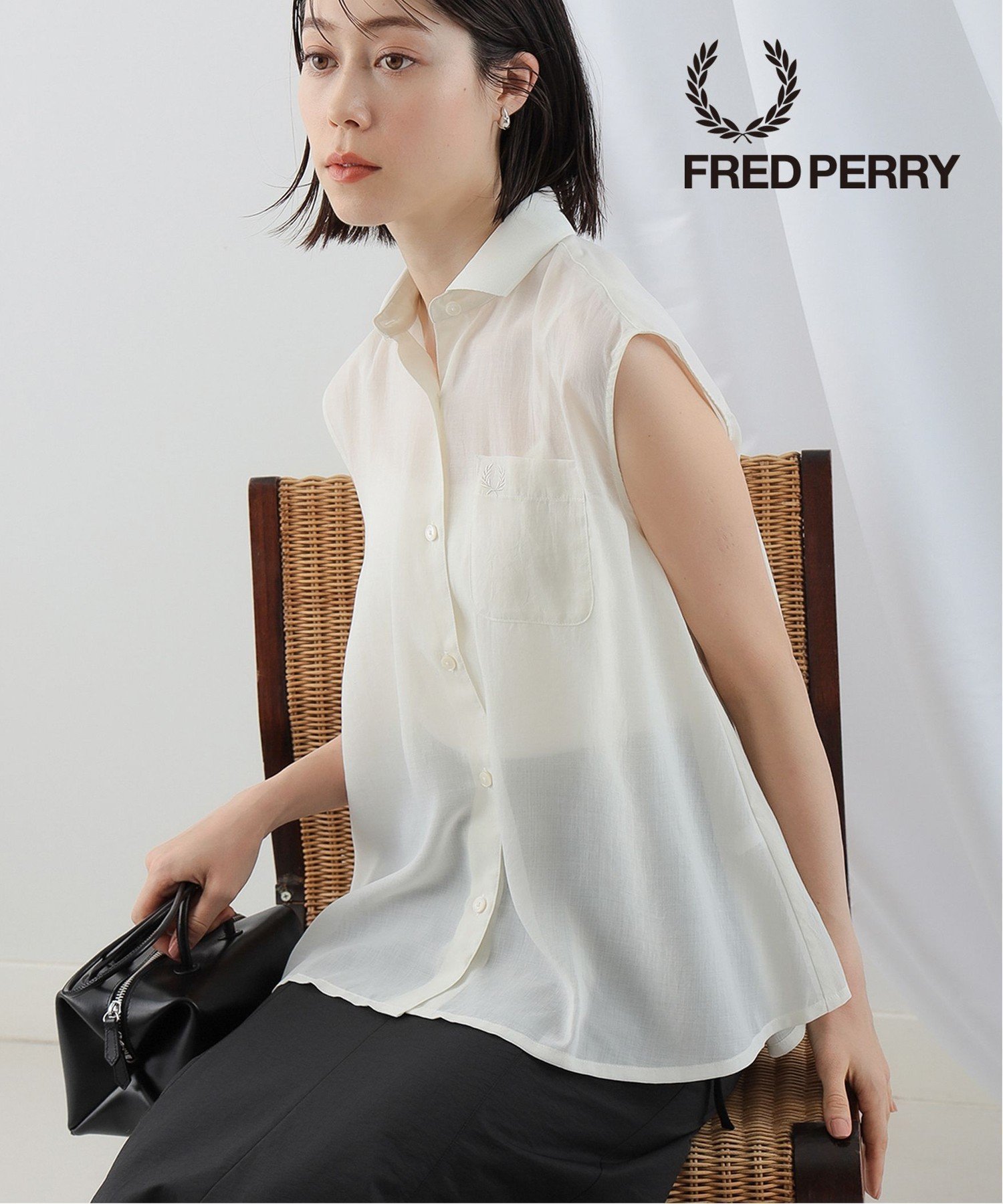 【ビームス ウイメン/BEAMS】の【8/8新規値下げ】FRED PERRY * Ray BEAMS / 別注 Knitted Collar Shirt 人気、トレンドファッション・服の通販 founy(ファニー) 　ファッション　Fashion　レディースファッション　WOMEN　トップス・カットソー　Tops/Tshirt　ニット　Knit Tops　シャツ/ブラウス　Shirts/Blouses　インナー　Inner　キャミソール　Camisole　クラシカル　Classical　シアー　Sheer　ショルダー　Shoulder　ドロップ　Drop　ノースリーブ　No Sleeve　フィット　Fit　フレア　Flare　ポケット　Pocket　別注　Special Order　羽織　Haori　リラックス　Relax　おすすめ　Recommend　 other-1|ID: prp329100004059683 ipo3291000000028180875