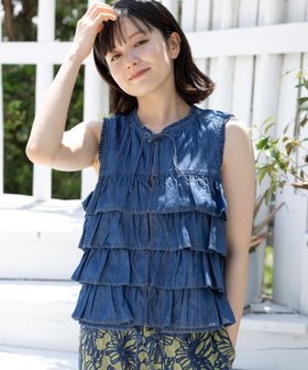 【ニコアンド/niko and】 フリルティアードベスト人気、トレンドファッション・服の通販 founy(ファニー) ファッション Fashion レディースファッション WOMEN アウター Coat Outerwear トップス・カットソー Tops/Tshirt ベスト/ジレ Gilets/Vests おすすめ Recommend ティアード Tiered ノースリーブ No Sleeve フリル Frills ベスト Vest リボン Ribbon 夏 Summer |ID:prp329100004059734