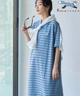 【コーエン/COEN】 PENNEYS(ぺニーズ)別注カノコポロワンピース人気、トレンドファッション・服の通販 founy(ファニー) ファッション Fashion レディースファッション WOMEN ワンピース Dress キャップ Cap コレクション Collection 鹿の子 Pique シンプル Simple スポーティ Sporty スリット Slit デニム Denim 定番 Standard 人気 Popularity フォックス Fox フロント Front ボーダー Border ポロシャツ Polo Shirt 別注 Special Order 無地 Plain Color リラックス Relax おすすめ Recommend |ID:prp329100004060450