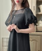 【ジュノア/JUNOAH】のMeiru シアードッキングフレアワンピース 人気、トレンドファッション・服の通販 founy(ファニー) ファッション Fashion レディースファッション WOMEN ワンピース Dress thumbnail ブラック|ID: prp329100004060459 ipo3291000000027910144