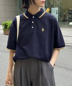 【シーピーシーエム/CPCM】の【U.S. POLO ASSN.】半袖ポロシャツ ネイビー|ID: prp329100004060796 ipo3291000000027476466