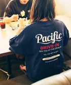 【フリークスストア/FREAK'S STORE】のPacific DRIVE-IN 別注 ビッグシルエット バックプリント クルーネックTシャツ 【限定展開】 24SS ネイビー|ID: prp329100004061158 ipo3291000000028899679