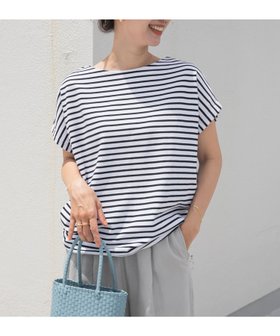 【アーバンリサーチ ドアーズ/URBAN RESEARCH DOORS】のリップルボーダーバックタックプルオーバー 人気、トレンドファッション・服の通販 founy(ファニー) ファッション Fashion レディースファッション WOMEN トップス・カットソー Tops/Tshirt プルオーバー Pullover バッグ Bag 2024年 2024 2024春夏・S/S Ss,Spring/Summer,2024 S/S・春夏 Ss・Spring/Summer カットソー Cut And Sew スリーブ Sleeve フレンチ French ベーシック Basic ボーダー Border リラックス Relax 夏 Summer 定番 Standard |ID:prp329100004061333