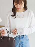 【ディスコート/Discoat】の【WEB限定】ラメシアー袖切替プルオーバー 人気、トレンドファッション・服の通販 founy(ファニー) ファッション Fashion レディースファッション WOMEN トップス・カットソー Tops/Tshirt プルオーバー Pullover シアー Sheer スリット Slit トレンド Trend ベーシック Basic 切替 Switching thumbnail オフホワイト|ID: prp329100004061681 ipo3291000000028513623