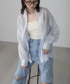 【フリーズマート/FREE'S MART】のシアーストライプオーバーシャツ 人気、トレンドファッション・服の通販 founy(ファニー) ファッション Fashion レディースファッション WOMEN トップス・カットソー Tops/Tshirt シャツ/ブラウス Shirts/Blouses おすすめ Recommend インナー Inner キャミ Cami シアー Sheer ストライプ Stripe タンク Tank マニッシュ Mannish thumbnail サックスストライプ1|ID: prp329100004062063 ipo3291000000027669102