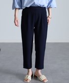 【ラナン/Ranan】の美脚シルエットタッククロップドパンツ 人気、トレンドファッション・服の通販 founy(ファニー) ファッション Fashion レディースファッション WOMEN パンツ Pants イエロー Yellow ギャザー Gather サンダル Sandals ジャケット Jacket スキニー Skinny ストレッチ Stretch スニーカー Sneakers ツイル Twill デニム Denim 定番 Standard フレア Flare 2022年 2022 2022 春夏 S/S Ss,Spring/Summer,2022 プチプライス・低価格 Affordable thumbnail ネイビー|ID: prp329100004062352 ipo3291000000028477386