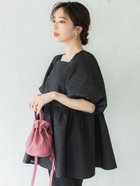 【コカ/COCA】のエンボススクエアブラウス 人気、トレンドファッション・服の通販 founy(ファニー) ファッション Fashion レディースファッション WOMEN トップス・カットソー Tops/Tshirt シャツ/ブラウス Shirts/Blouses スクエア Square スリーブ Sleeve チュニック Tunic デコルテ Decolletage フレア Flare ポケット Pocket thumbnail Black|ID: prp329100004063286 ipo3291000000027926997