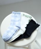 【グローバルワーク/GLOBAL WORK / KIDS】の消臭アソート3Pソックス/キッズ/128394 人気、トレンドファッション・服の通販 founy(ファニー) ファッション Fashion キッズファッション KIDS サンダル Sandals スニーカー Sneakers ソックス Socks ワンポイント One Point thumbnail リボン×メロー×チェック02|ID: prp329100004063472 ipo3291000000028522305