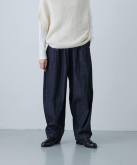 【かぐれ/kagure / URBAN RESEARCH】のデニムボリュームパンツ 人気、トレンドファッション・服の通販 founy(ファニー) ファッション Fashion レディースファッション WOMEN パンツ Pants 2024年 2024 2024春夏・S/S Ss,Spring/Summer,2024 S/S・春夏 Ss・Spring/Summer シンプル Simple センター Center テーパード Tapered デニム Denim バランス Balance ロング Long ワイド Wide 人気 Popularity 夏 Summer |ID:prp329100004063812