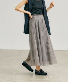 【グローバルワーク/GLOBAL WORK】 2WAYラメチュールスカート/130908人気、トレンドファッション・服の通販 founy(ファニー) ファッション Fashion レディースファッション WOMEN スカート Skirt おすすめ Recommend シンプル Simple チュール Tulle プリーツ Pleats ペチコート Petticoat ランダム Random リバーシブル Reversible 冬 Winter |ID:prp329100004063896