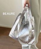 【その他のブランド/Other】のBEAURE/カウレザートートバッグ ハンドル 薄マチ A4 2way ショルダー SLV|ID: prp329100004064257 ipo3291000000028734223