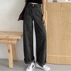 【ミニミニストア/miniministore】のデニムワイドパンツハイウエストレディース 人気、トレンドファッション・服の通販 founy(ファニー) ファッション Fashion レディースファッション WOMEN パンツ Pants S/S・春夏 Ss・Spring/Summer インディゴ Indigo ジーンズ Jeans ストレート Straight デニム Denim ロング Long ロールアップ Roll Up 夏 Summer 定番 Standard 春 Spring thumbnail チャコールブラック|ID: prp329100004065199 ipo3291000000028570848