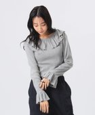 【ビームス ウイメン/BEAMS】のリブ フリル ギャザー ロングスリーブ カットソー 人気、トレンドファッション・服の通販 founy(ファニー) ファッション Fashion レディースファッション WOMEN トップス・カットソー Tops/Tshirt カットソー Cut and Sewn インナー Inner ウェーブ Wave カットソー Cut And Sew ギャザー Gather スウェット Sweat スリーブ Sleeve テレコ Tereko ドロップ Drop フィット Fit フリル Frills フロント Front ロング Long A/W・秋冬 Aw・Autumn/Winter・Fw・Fall-Winter おすすめ Recommend thumbnail T.GREY|ID: prp329100004065262 ipo3291000000028922567