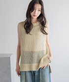 【ローリーズファーム/LOWRYS FARM】のラメメッシュノースリーブ 人気、トレンドファッション・服の通販 founy(ファニー) ファッション Fashion レディースファッション WOMEN トップス・カットソー Tops/Tshirt キャミソール / ノースリーブ No Sleeves キャミソール Camisole タンク Tank トレンド Trend ノースリーブ No Sleeve メッシュ Mesh 夏 Summer thumbnail アイボリー08|ID: prp329100004065334 ipo3291000000027944118