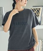 【コーエン/COEN】のピグメントアソートロゴプリントTシャツ24FW DK.GRAY|ID:prp329100004065469