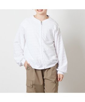 【アー ヴェー ヴェー/a.v.v / KIDS】の140-150 ボーダーJQカーデ 人気、トレンドファッション・服の通販 founy(ファニー) ファッション Fashion キッズファッション KIDS カットソー Cut And Sew シアー Sheer シンプル Simple チャーム Charm 定番 Standard 人気 Popularity ベーシック Basic ボトム Bottom ボーダー Border 羽織 Haori 防寒 Cold Protection 楽ちん Easy 再入荷 Restock/Back In Stock/Re Arrival 夏 Summer |ID:prp329100004065501