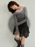 【リリーブラウン/Lily Brown】のレイヤードセットカットソー 人気、トレンドファッション・服の通販 founy(ファニー) ファッション Fashion レディースファッション WOMEN トップス・カットソー Tops/Tshirt カットソー Cut and Sewn カットソー Cut And Sew シャーリング Shirring ストレッチ Stretch タンク Tank バランス Balance レース Race 長袖 Long Sleeve thumbnail GRY[006]|ID: prp329100004065646 ipo3291000000028439833