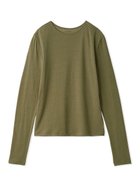 【エミ/emmi】のオーガニックコットン強撚天竺トップス 人気、トレンドファッション・服の通販 founy(ファニー) 雑誌掲載アイテム Magazine Items ファッション雑誌 Fashion Magazines ストーリィ STORY ファッション Fashion レディースファッション WOMEN トップス・カットソー Tops/Tshirt 9月号 September Issue シアー Sheer シンプル Simple フラット Flat プリント Print エレガント 上品 Elegant 雑誌 Magazine thumbnail KKI[026]|ID: prp329100004066066 ipo3291000000028699269