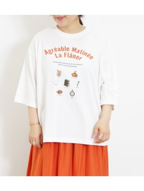 【サマンサモスモス/Samansa Mos2】の【接触冷感】モチーフプリントTシャツ 人気、トレンドファッション・服の通販 founy(ファニー) ファッション Fashion レディースファッション WOMEN トップス・カットソー Tops/Tshirt シャツ/ブラウス Shirts/Blouses ロング / Tシャツ T-Shirts プリント Print モチーフ Motif リラックス Relax |ID:prp329100004066137