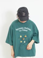 【サマンサモスモス/Samansa Mos2】の【接触冷感】モチーフプリントTシャツ 人気、トレンドファッション・服の通販 founy(ファニー) ファッション Fashion レディースファッション WOMEN トップス・カットソー Tops/Tshirt シャツ/ブラウス Shirts/Blouses ロング / Tシャツ T-Shirts プリント Print モチーフ Motif リラックス Relax thumbnail グリーン|ID: prp329100004066137 ipo3291000000028548233