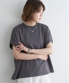 【ノッチ/notch】のフレンチスリーブボックスTシャツ 人気、トレンドファッション・服の通販 founy(ファニー) ファッション Fashion レディースファッション WOMEN トップス・カットソー Tops/Tshirt シャツ/ブラウス Shirts/Blouses ロング / Tシャツ T-Shirts スリット Slit スリーブ Sleeve バランス Balance フレンチ French ボックス Box thumbnail チャコール|ID: prp329100004066293 ipo3291000000028792529