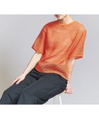 【ビューティ&ユース ユナイテッドアローズ/BEAUTY&YOUTH / UNITED ARROWS】のメッシュ クルーネック プルオーバー 人気、トレンドファッション・服の通販 founy(ファニー) ファッション Fashion レディースファッション WOMEN トップス・カットソー Tops/Tshirt プルオーバー Pullover フォルム Form プリント Print メッシュ Mesh ルーズ Loose 夏 Summer 春 Spring thumbnail ORANGE|ID: prp329100004067678 ipo3291000000027613906