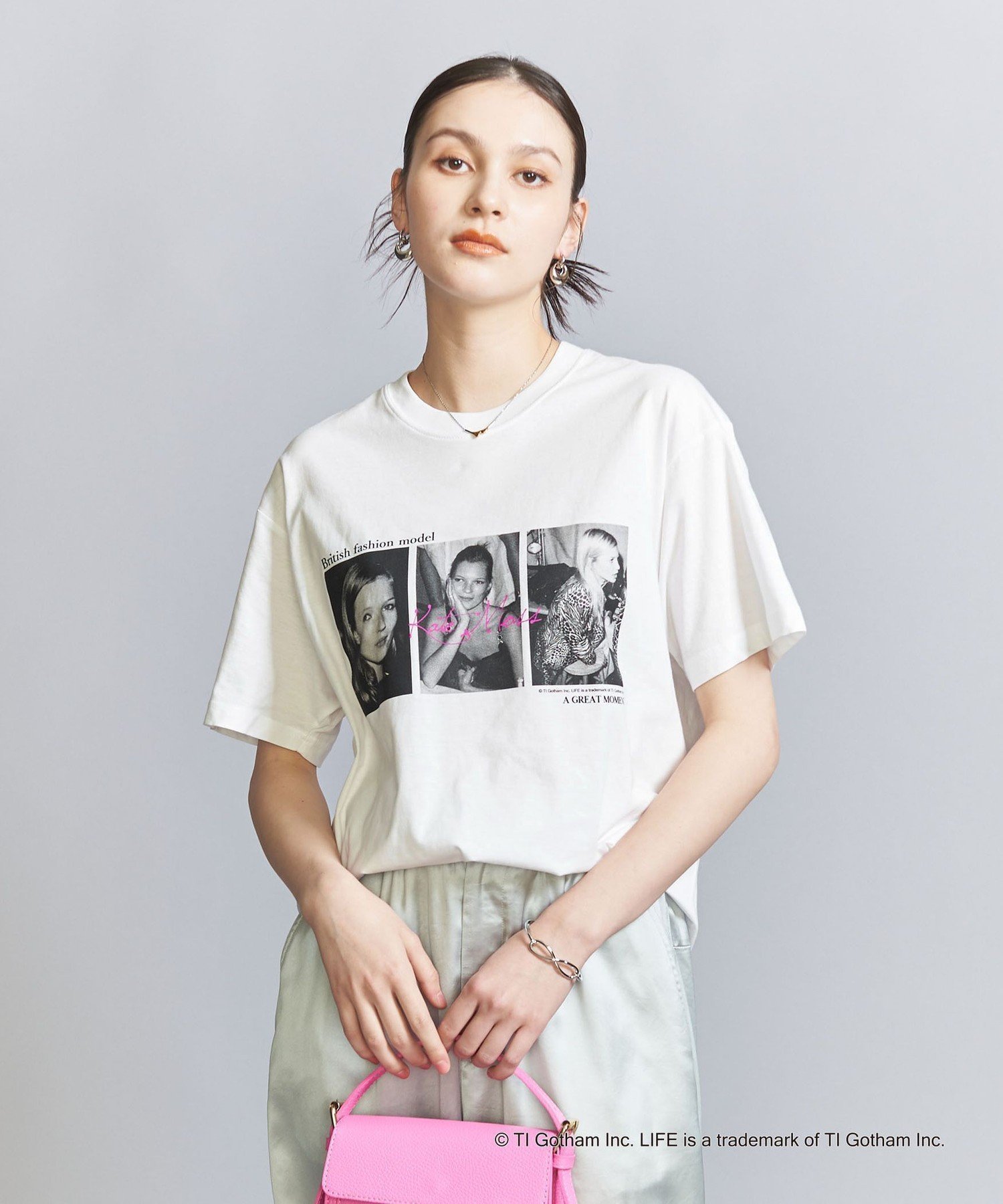 【ビューティ&ユース ユナイテッドアローズ/BEAUTY&YOUTH / UNITED ARROWS】の【別注】 GOOD ROCK SPEED LIFE Magazine プリント ショートスリーブTシャツ 2 人気、トレンドファッション・服の通販 founy(ファニー) 　ファッション　Fashion　レディースファッション　WOMEN　トップス・カットソー　Tops/Tshirt　シャツ/ブラウス　Shirts/Blouses　ロング / Tシャツ　T-Shirts　インナー　Inner　グラフィック　Graphic　今季　This Season　シアー　Sheer　ショート　Short　スリーブ　Sleeve　雑誌　Magazine　定番　Standard　プリント　Print　別注　Special Order　半袖　Short Sleeve　メッシュ　Mesh　おすすめ　Recommend　夏　Summer　 other-1|ID: prp329100004067748 ipo3291000000028632015