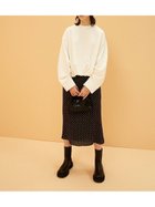 【ミラオーウェン/Mila Owen】のシンプルナロースカート 人気、トレンドファッション・服の通販 founy(ファニー) ファッション Fashion レディースファッション WOMEN スカート Skirt エレガント 上品 Elegant シンプル Simple ストレート Straight ドット Dot フラワー Flower プリント Print ベロア Velor リラックス Relax レオパード Leopard レース Race ロング Long 冬 Winter 秋 Autumn/Fall thumbnail BLK[009]|ID: prp329100004068527 ipo3291000000028335805