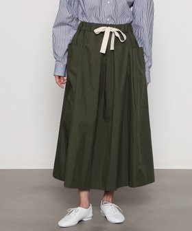 【ビショップ/Bshop】の別注 ギャバジン タックスカート WOMEN 人気、トレンドファッション・服の通販 founy(ファニー) ファッション Fashion レディースファッション WOMEN スカート Skirt ドローコード Draw Cord パッチ Patch ポケット Pocket ミモレ Mimore ワッシャー Washer 別注 Special Order |ID:prp329100004068568