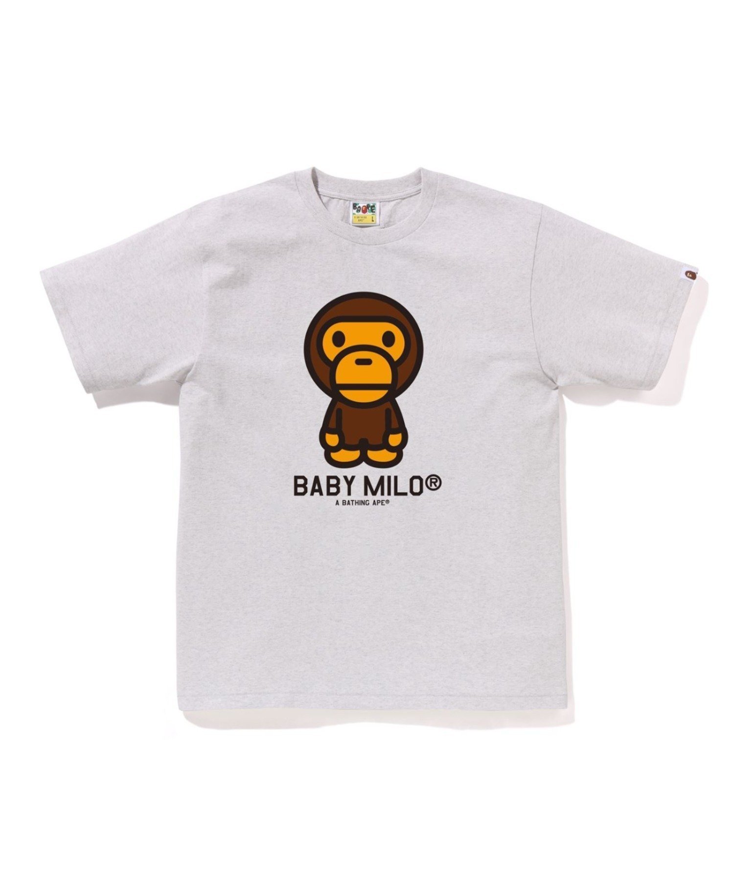 【その他のブランド/Other】のBABY MILO TEE インテリア・キッズ・メンズ・レディースファッション・服の通販 founy(ファニー) 　ファッション　Fashion　メンズファッション　MEN　ショート　Short　スリーブ　Sleeve　フロント　Front　プリント　Print　モチーフ　Motif　ラバー　Rubber　GRAY|ID: prp329100004069053 ipo3291000000028881878