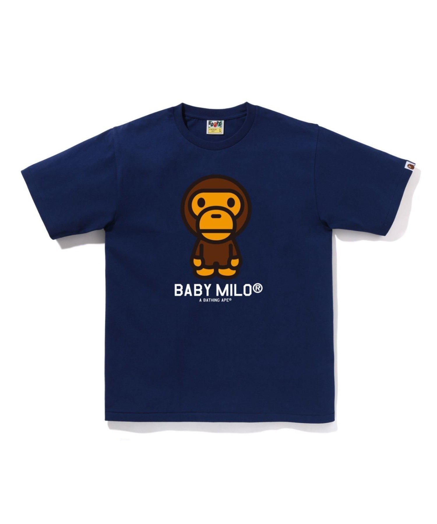 【その他のブランド/Other】のBABY MILO TEE インテリア・キッズ・メンズ・レディースファッション・服の通販 founy(ファニー) 　ファッション　Fashion　メンズファッション　MEN　ショート　Short　スリーブ　Sleeve　フロント　Front　プリント　Print　モチーフ　Motif　ラバー　Rubber　NAVY|ID: prp329100004069053 ipo3291000000028881880