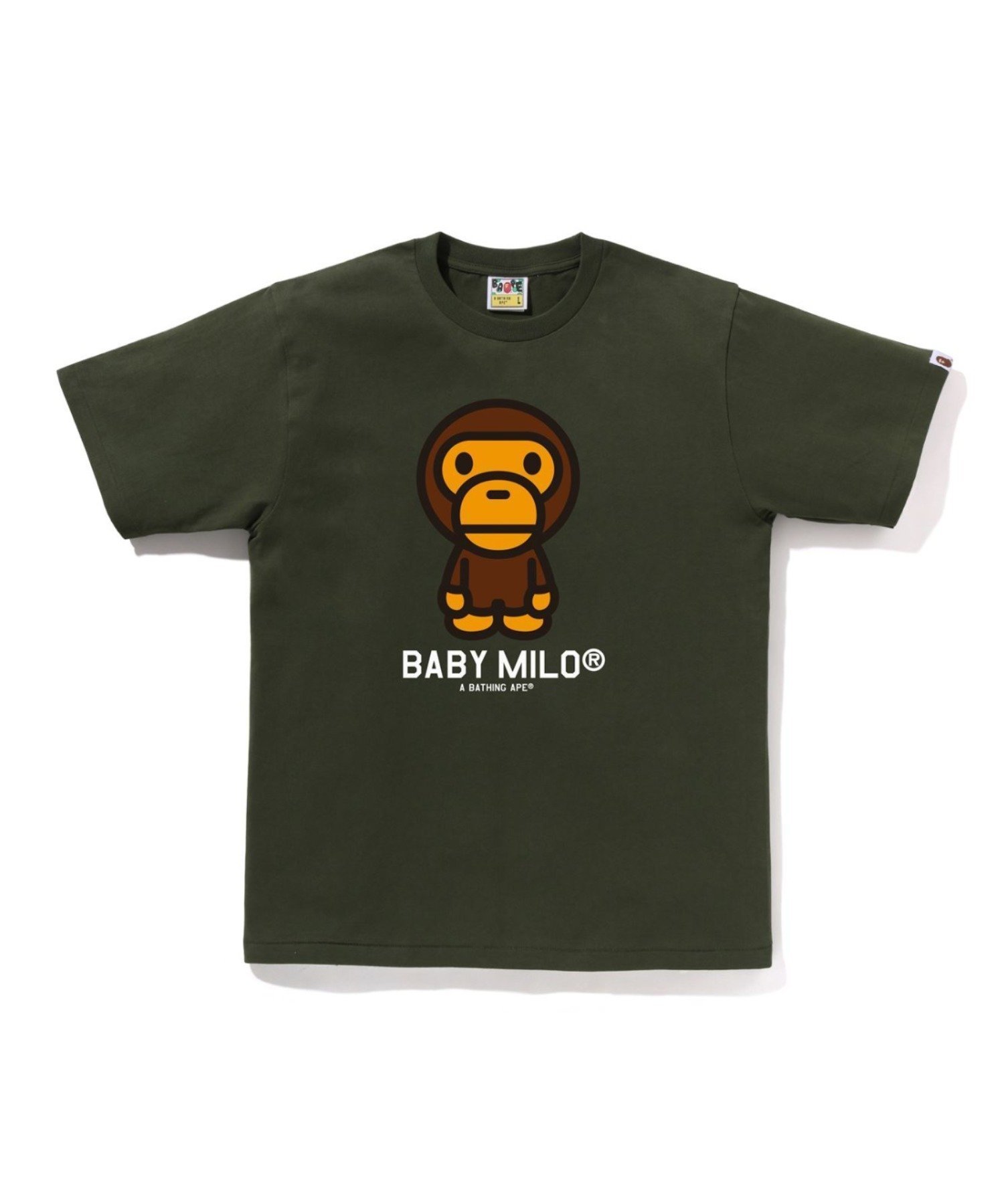 【その他のブランド/Other】のBABY MILO TEE インテリア・キッズ・メンズ・レディースファッション・服の通販 founy(ファニー) 　ファッション　Fashion　メンズファッション　MEN　ショート　Short　スリーブ　Sleeve　フロント　Front　プリント　Print　モチーフ　Motif　ラバー　Rubber　OLIVE DRAB|ID: prp329100004069053 ipo3291000000028881882