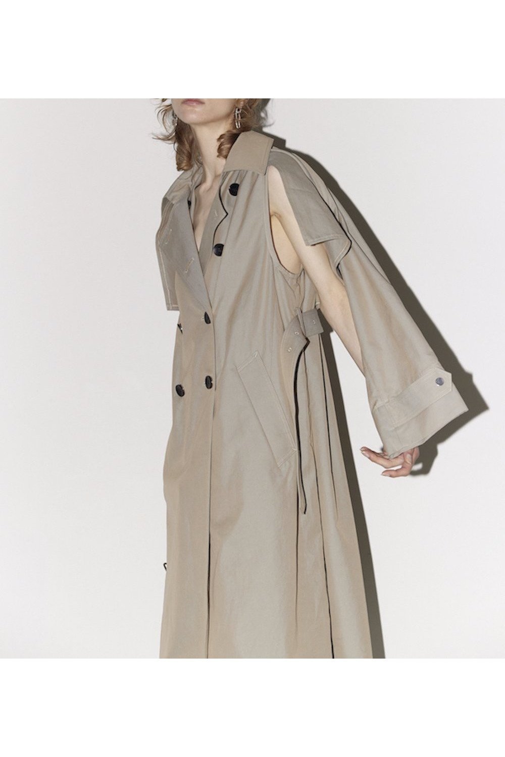 【チノ/CINOH】の【直営】FINX COTTON SEPARATE TRENCH COAT 人気、トレンドファッション・服の通販 founy(ファニー) 　ファッション　Fashion　レディースファッション　WOMEN　アウター　Coat Outerwear　コート　Coats　トレンチコート　Trench Coats　フラップ　Flap　ヴィンテージ　Vintage　 other-1|ID: prp329100004069431 ipo3291000000027864515