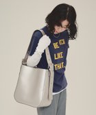 【ジーナシス/JEANASiS】のBig Shoulder Bag 人気、トレンドファッション・服の通販 founy(ファニー) ファッション Fashion レディースファッション WOMEN バッグ Bag おすすめ Recommend ショルダー Shoulder フォルム Form エレガント 上品 Elegant 春 Spring thumbnail シルバー|ID: prp329100004069442 ipo3291000000028846656