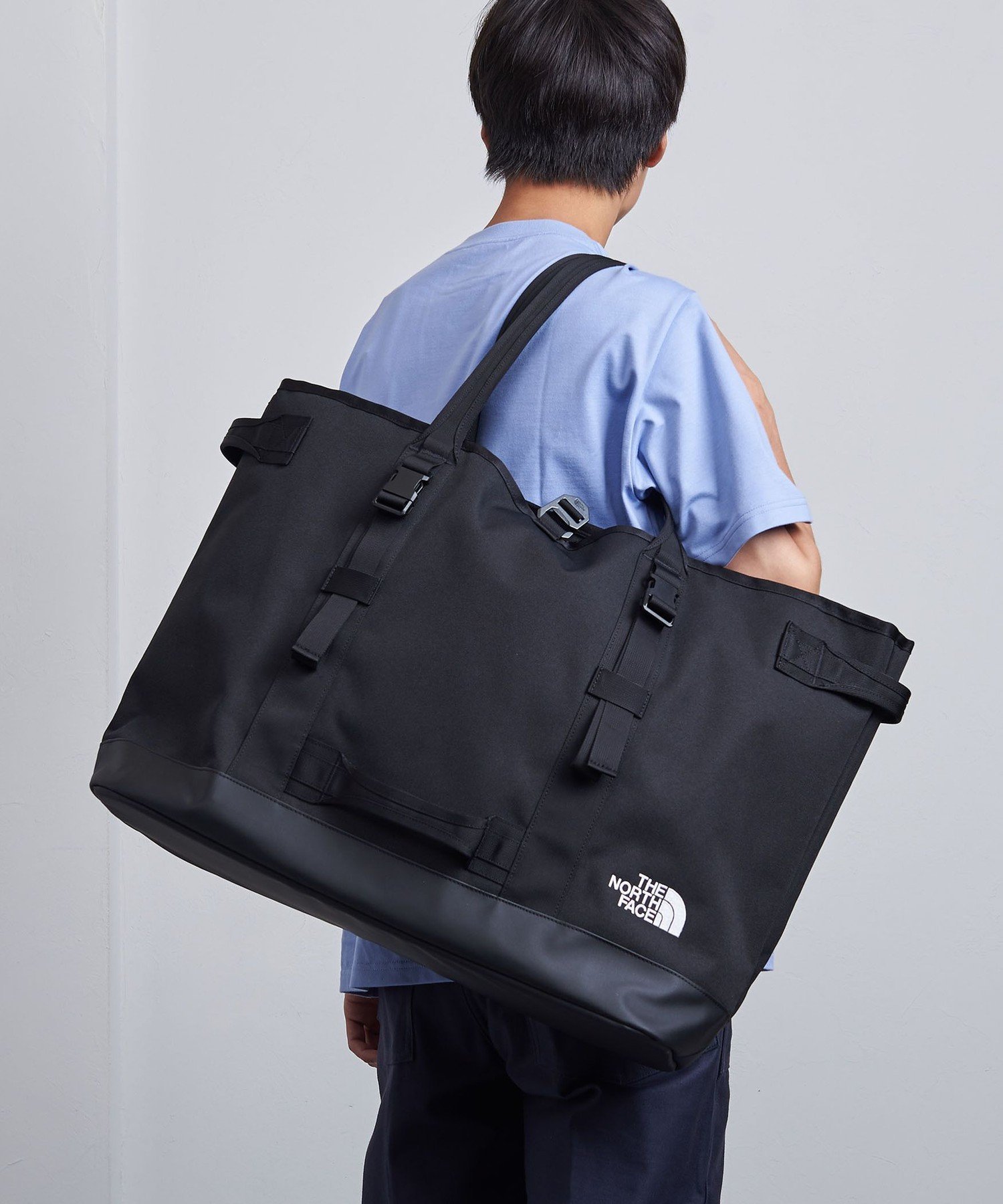 【ユナイテッドアローズ/UNITED ARROWS / MEN】のTHE NORTH FACE Fieludens Gear Tote M/フィルデンスギア トートバッグ M インテリア・キッズ・メンズ・レディースファッション・服の通販 founy(ファニー) 　ファッション　Fashion　メンズファッション　MEN　バッグ　Bag/Men　トートバッグ　Tote Bags　カリフォルニア　California　BLACK|ID: prp329100004069659 ipo3291000000028604628