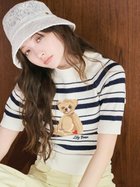 【リリーブラウン/Lily Brown】のLily Bearハートモチーフニット 人気、トレンドファッション・服の通販 founy(ファニー) ファッション Fashion レディースファッション WOMEN トップス・カットソー Tops/Tshirt ニット Knit Tops モチーフ Motif thumbnail BORDER[933]|ID: prp329100004069677 ipo3291000000027631012