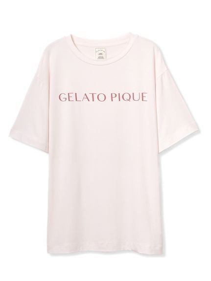 【ジェラート ピケ/gelato pique】のロゴTシャツ 人気、トレンドファッション・服の通販 founy(ファニー) 　ファッション　Fashion　レディースファッション　WOMEN　トップス・カットソー　Tops/Tshirt　シャツ/ブラウス　Shirts/Blouses　ロング / Tシャツ　T-Shirts　とろみ　Thickness　なめらか　Smooth　ショート　Short　シンプル　Simple　ラベンダー　Lavender　ロング　Long　 other-1|ID: prp329100004069717 ipo3291000000027561874