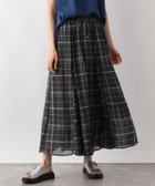 【グローバルワーク/GLOBAL WORK】のエアリーリラックスフレアスカート/975462 人気、トレンドファッション・服の通販 founy(ファニー) ファッション Fashion レディースファッション WOMEN スカート Skirt Aライン/フレアスカート Flared A-Line Skirts シンプル Simple ジャケット Jacket ブルゾン Blouson メタル Metal エレガント 上品 Elegant 楽ちん Easy thumbnail ブラックチェック02|ID: prp329100004069740 ipo3291000000028304678