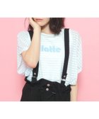 【ピンク ラテ/PINK-latte / KIDS】の【2点SET】シアーボーダーTシャツ+インナータンクセットアイテム 人気、トレンドファッション・服の通販 founy(ファニー) ファッション Fashion キッズファッション KIDS おすすめ Recommend インナー Inner ショート Short タンク Tank テレコ Tereko ビッグ Big 再入荷 Restock/Back In Stock/Re Arrival 夏 Summer 透かし Watermark thumbnail サックスブルー|ID: prp329100004069826 ipo3291000000028012878