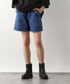 【グローバルワーク/GLOBAL WORK / KIDS】のハイウエストデニムキュロット/キッズ/127208 人気、トレンドファッション・服の通販 founy(ファニー) ファッション Fashion キッズファッション KIDS おすすめ Recommend キュロット Culottes バランス Balance フリル Frills フロント Front ボトム Bottom メッシュ Mesh 冬 Winter 切替 Switching 秋 Autumn/Fall thumbnail 中濃デニム85|ID: prp329100004069875 ipo3291000000028561273