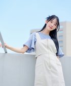 【ミスティ ウーマン/mysty woman】の【堀未央奈さん着用アイテム】シアーショルダープルオーバー 人気、トレンドファッション・服の通販 founy(ファニー) ファッションモデル・俳優・女優 Models 女性 Women 堀未央奈 Hori Miona ファッション Fashion レディースファッション WOMEN トップス・カットソー Tops/Tshirt プルオーバー Pullover インナー Inner サロペット Overalls シアー Sheer ショルダー Shoulder シンプル Simple スリーブ Sleeve フレア Flare フレアースカート Flared Skirt ワイド Wide ワンポイント One Point thumbnail ブルーグレー82|ID: prp329100004069912 ipo3291000000028495077