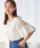 【ミスティ ウーマン/mysty woman】の【堀未央奈さん着用アイテム】シアーショルダープルオーバー 人気、トレンドファッション・服の通販 founy(ファニー) ファッションモデル・俳優・女優 Models 女性 Women 堀未央奈 Hori Miona ファッション Fashion レディースファッション WOMEN トップス・カットソー Tops/Tshirt プルオーバー Pullover インナー Inner サロペット Overalls シアー Sheer ショルダー Shoulder シンプル Simple スリーブ Sleeve フレア Flare フレアースカート Flared Skirt ワイド Wide ワンポイント One Point thumbnail オフホワイト05|ID: prp329100004069912 ipo3291000000028495079