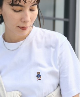 【コーエン/COEN】の【WEB限定】USAコットンベア刺繍Tシャツ 人気、トレンドファッション・服の通販 founy(ファニー) ファッション Fashion レディースファッション WOMEN トップス・カットソー Tops/Tshirt シャツ/ブラウス Shirts/Blouses ロング / Tシャツ T-Shirts おすすめ Recommend キャラクター Character シンプル Simple ベーシック Basic モチーフ Motif ワンポイント One Point 半袖 Short Sleeve 無地 Plain Color |ID:prp329100004070004