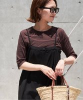 【スローブ イエナ/SLOBE IENA】の《追加2 》シアー天竺5分袖Tシャツ 人気、トレンドファッション・服の通販 founy(ファニー) ファッション Fashion レディースファッション WOMEN トップス・カットソー Tops/Tshirt シャツ/ブラウス Shirts/Blouses ロング / Tシャツ T-Shirts 2024年 2024 2024-2025秋冬・A/W Aw/Autumn/Winter/Fw/Fall/2024-2025 シアー Sheer |ID:prp329100004070046