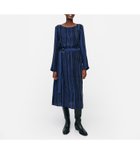 【マリメッコ/marimekko】のTyvari Siluetti ワンピース 人気、トレンドファッション・服の通販 founy(ファニー) ファッション Fashion レディースファッション WOMEN ワンピース Dress ストライプ Stripe トレンド Trend ロング Long 手描き Hand Drawn thumbnail ブラック×ブルー|ID: prp329100004070512 ipo3291000000027886549