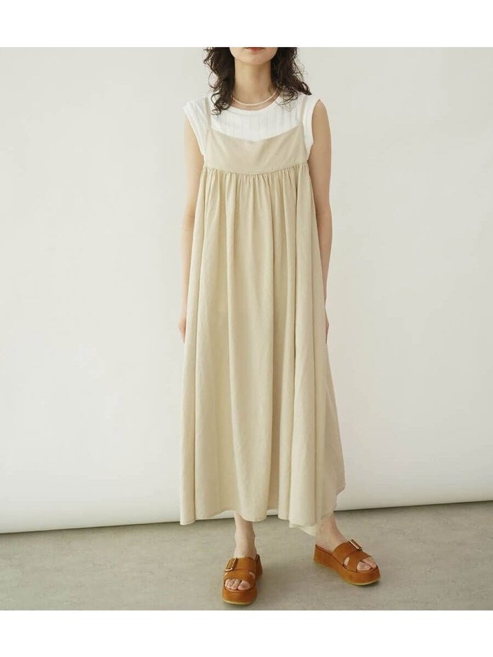 【ラシュッド/LASUD】のLinen cami dress インテリア・キッズ・メンズ・レディースファッション・服の通販 founy(ファニー) https://founy.com/ ファッション Fashion レディースファッション WOMEN ワンピース Dress ドレス Party Dresses とろみ Thickness キャミワンピース Cami Dress エレガント 上品 Elegant 夏 Summer 定番 Standard |ID: prp329100004070535 ipo3291000000028518384