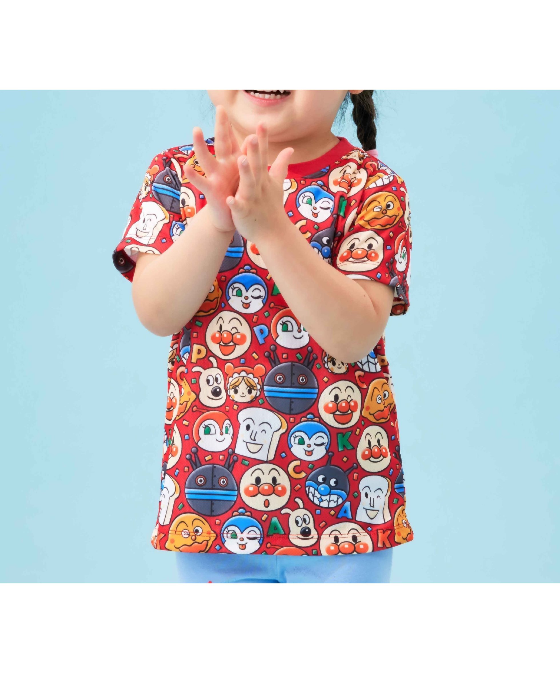 【アンパンマンキッズコレクション/ANPANMAN KIDS COLLECTION / KIDS】のANPANMAN KIDS COLLECTION/お顔いっぱいドライTシャツ インテリア・キッズ・メンズ・レディースファッション・服の通販 founy(ファニー) 　ファッション　Fashion　キッズファッション　KIDS　キャラクター　Character　コレクション　Collection　吸水　Water Absorption　ベビー　Baby　ボーイズ　Boys　メッシュ　Mesh　メンズ　Mens　ギフト プレゼント　Gift Present　レッド|ID: prp329100004070924 ipo3291000000028516540