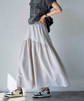 【コーエン/COEN】 シアサッカーティアードフレアスカート人気、トレンドファッション・服の通販 founy(ファニー) ファッション Fashion レディースファッション WOMEN スカート Skirt Aライン/フレアスカート Flared A-Line Skirts サッカー Soccer スウェット Sweat スニーカー Sneakers ティアード Tiered ポケット Pocket リラックス Relax 夏 Summer |ID:prp329100004071103